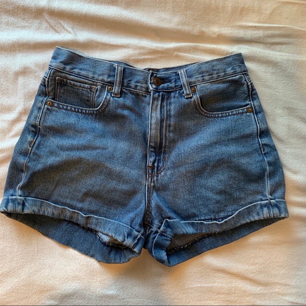 American Eagle High Waisted Mom Shorts